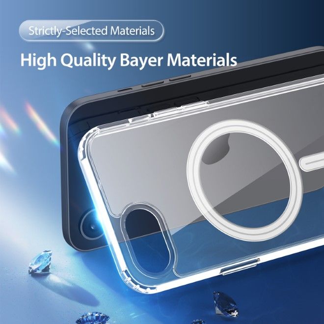 Dux Ducis - iPhone 16e Hülle - Clin MagSafe Series - transparent