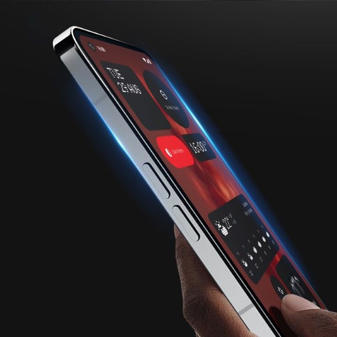 Dux Ducis - Nothing Phone (2a) / (2a) Plus Schutzglas - Displayschutz aus gehärtetem Glas - 9H Panzer Glas, 0.3mm dick  - schwarz