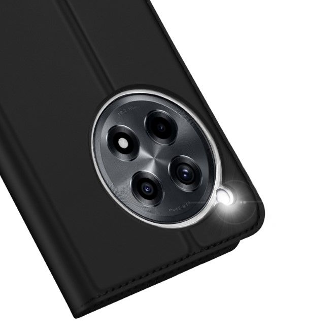 Dux Ducis - OnePlus 12R / Ace 3 Hülle - Handy Bookcover - Skin Pro Series - schwarz