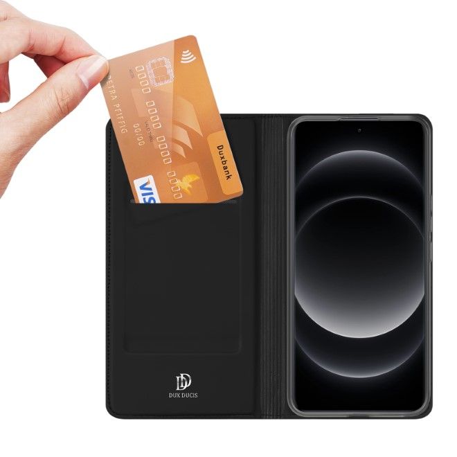 Dux Ducis - Xiaomi 14 Ultra Hülle - Handy Bookcover - Skin Pro Series - schwarz