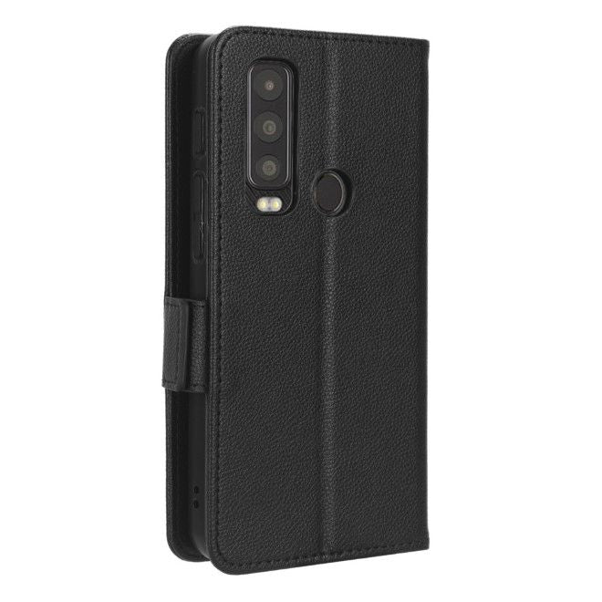 Cat S75 5G Handy Hülle - Classic II Leder Bookcover Series - schwarz