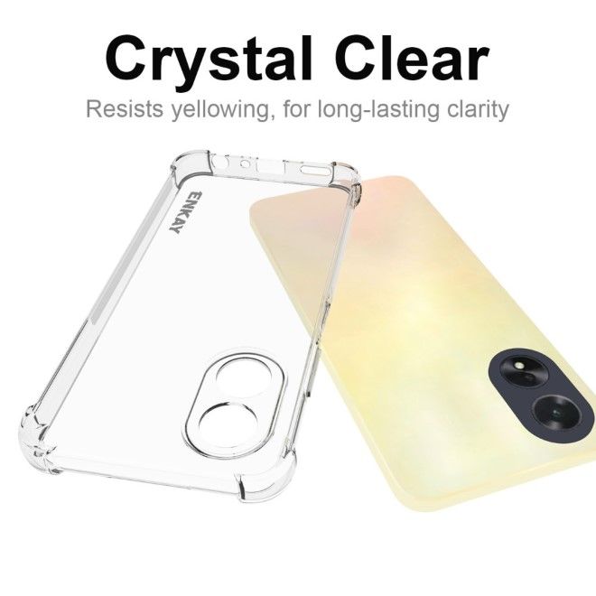 Enkay - Oppo A18 4G / A38 4G Hülle - Softcase TPU Series - transparent