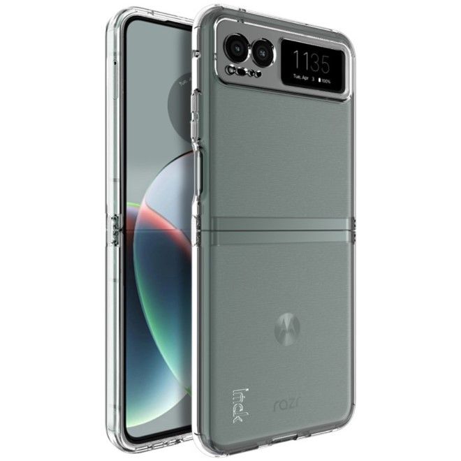 Imak - Motorola Razr 40 5G Hülle - Softcase aus TPU - UX-6 Series - transparent