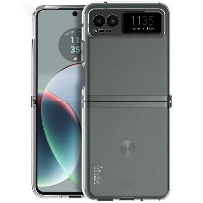 Imak - Motorola Razr 40 5G Hülle - Softcase aus TPU - UX-6 Series - transparent