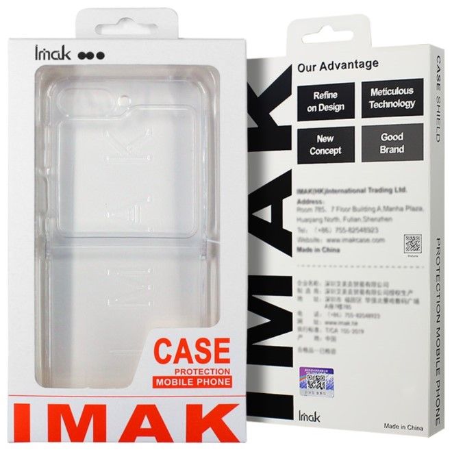 Imak - Motorola Razr 40 5G Hülle - Softcase aus TPU - UX-6 Series - transparent