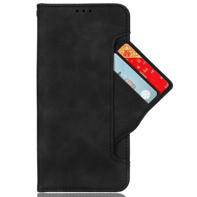 Infinix Hot 40i Handy Hülle - Classic II Leder Bookcover Series - schwarz