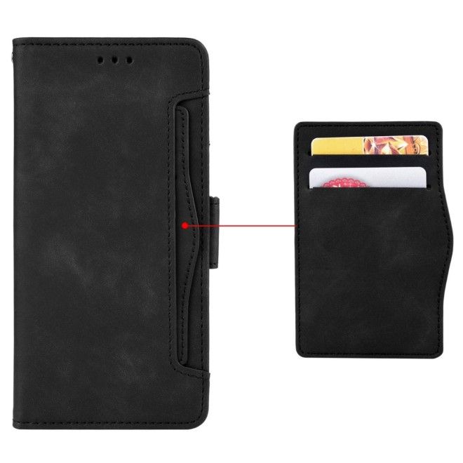Infinix Hot 40i Handy Hülle - Classic II Leder Bookcover Series - schwarz
