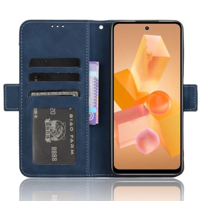 Infinix Hot 40i Phone Case - Classic II Leather Bookcover Series - Blue