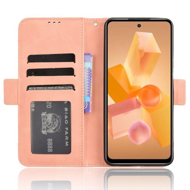 Infinix Hot 40i Handy Hülle - Classic II Leder Bookcover Series - pink