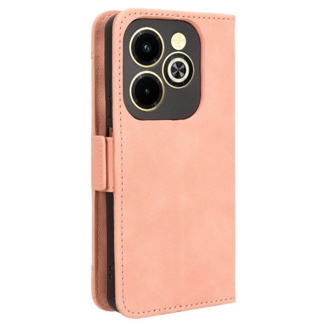 Infinix Hot 40i Handy Hülle - Classic II Leder Bookcover Series - pink