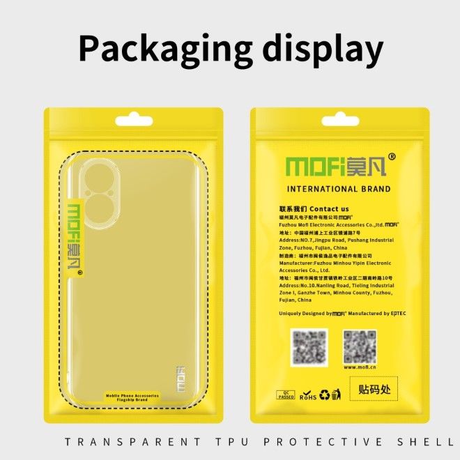 Mofi - Realme C67 4G Hülle - Softcase TPU Series - transparent