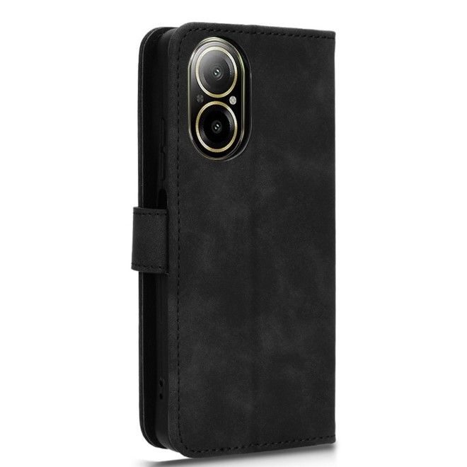 Realme C67 4G Handy Hülle - Classic II Leder Bookcover Series - schwarz