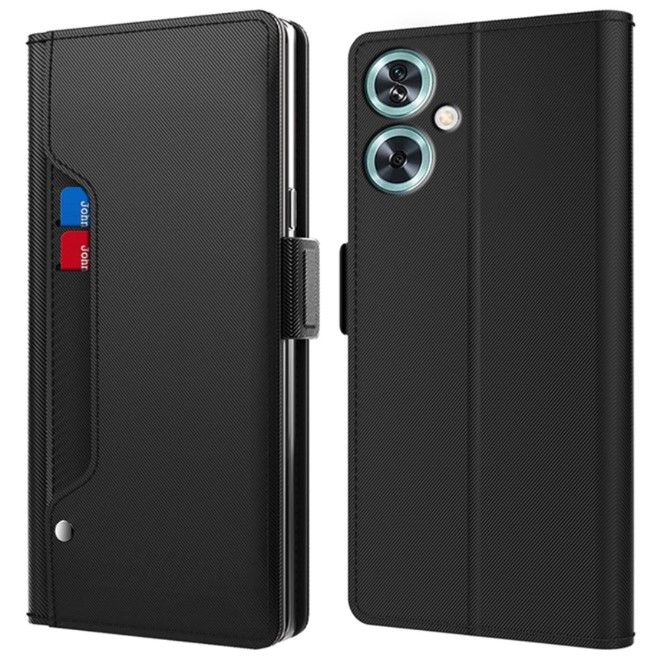 OnePlus Nord N30 SE 5G Handy Hülle - Classic II Leder Bookcover Series - schwarz