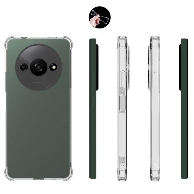 Xiaomi Redmi A3 Hülle - Softcase TPU Series - transparent