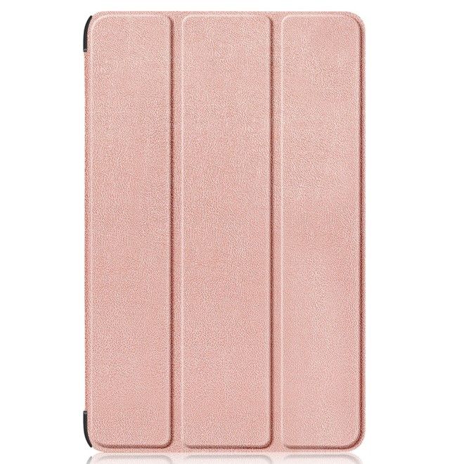 Honor Pad X9 / Pad X8 Pro Leder Hülle - dreifach faltbar - rosegold