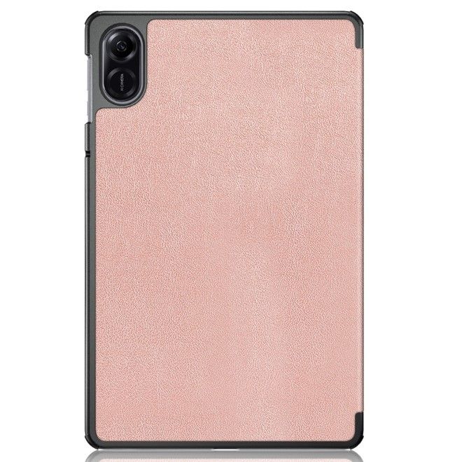 Honor Pad X9 / Pad X8 Pro Leder Hülle - dreifach faltbar - rosegold