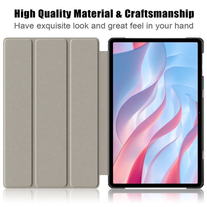 Honor Pad X9 / Pad X8 Pro Leder Hülle - dreifach faltbar - rot