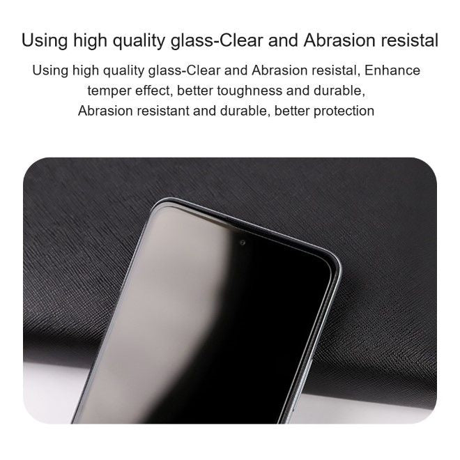 Amorus - Xiaomi Redmi A3 Schutzglas Displayschutz - Panzer Glas - 2.5D - transparent