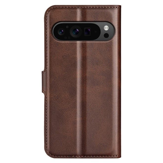Google Pixel 9 Pro XL Handy Hülle - Classic II Leder Bookcover Series - braun