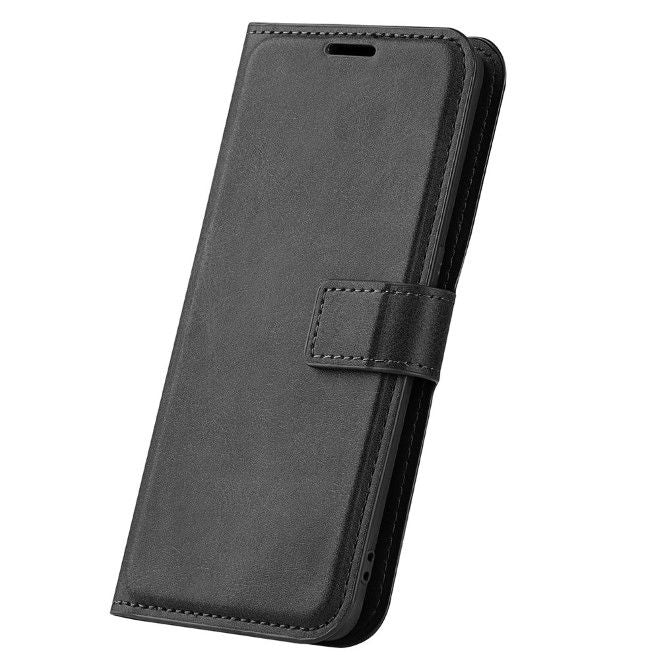 Google Pixel 9 Handy Hülle - Classic II Leder Bookcover Series - schwarz