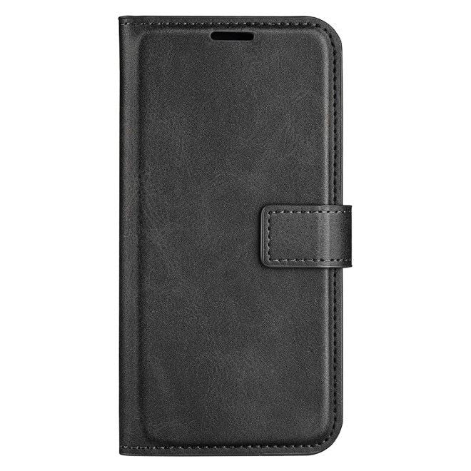 Google Pixel 9 Handy Hülle - Classic II Leder Bookcover Series - schwarz