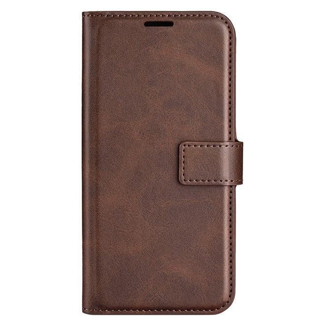 Google Pixel 9 Handy Hülle - Classic II Leder Bookcover Series - braun