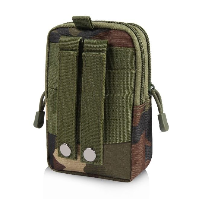 Haweel - Hüfttasche Outdoor Gürteltasche - Handytasche für Smartphones bis 7" - mit Reissverschluss - Camouflage