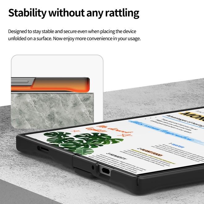 Araree - Samsung Galaxy Z Fold6 Schutzhülle Hardcase - 360 Nukin Series - Made in Korea - schwarz