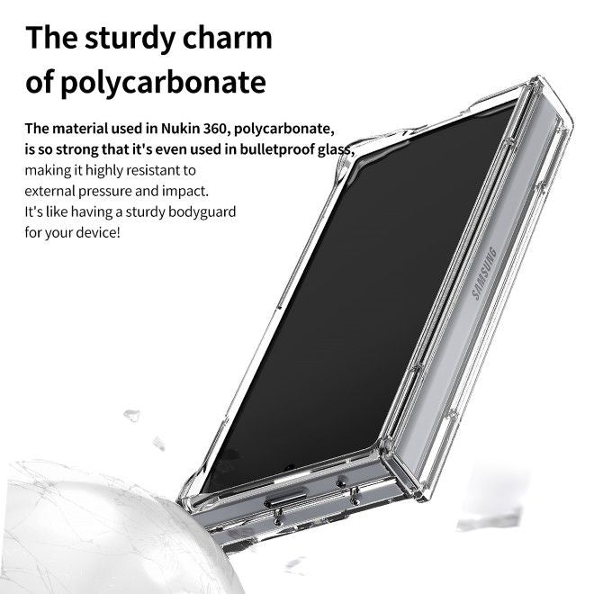 Araree - Samsung Galaxy Z Fold6 Schutzhülle Hardcase - 360 Nukin Series - Made in Korea - schwarz