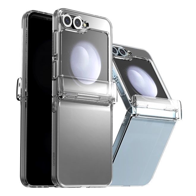 Araree - Samsung Galaxy Z Flip6 Schutzhülle Hardcase - 360 Nukin Series - Made in Korea - transparent