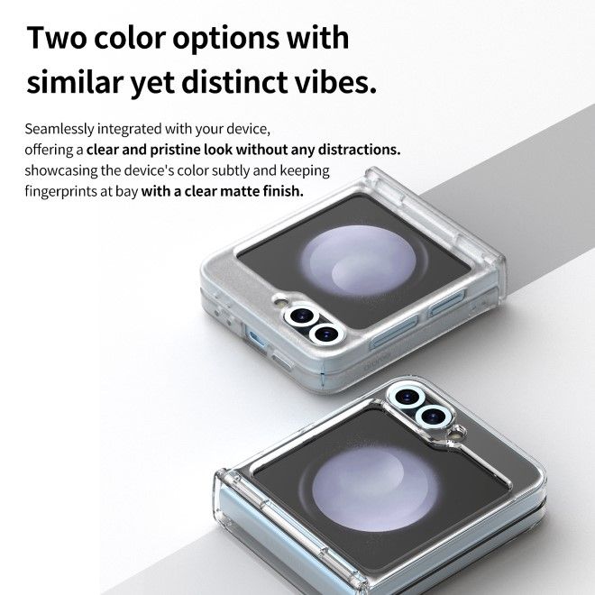 Araree - Samsung Galaxy Z Flip6 Schutzhülle Hardcase - 360 Nukin Series - Made in Korea - transparent