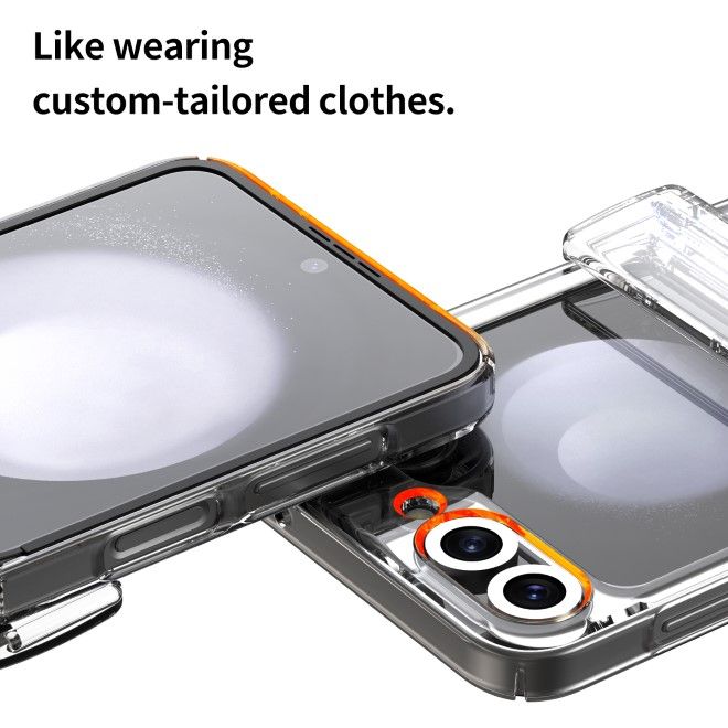 Araree - Samsung Galaxy Z Flip6 Schutzhülle Hardcase - 360 Nukin Series - Made in Korea - transparent