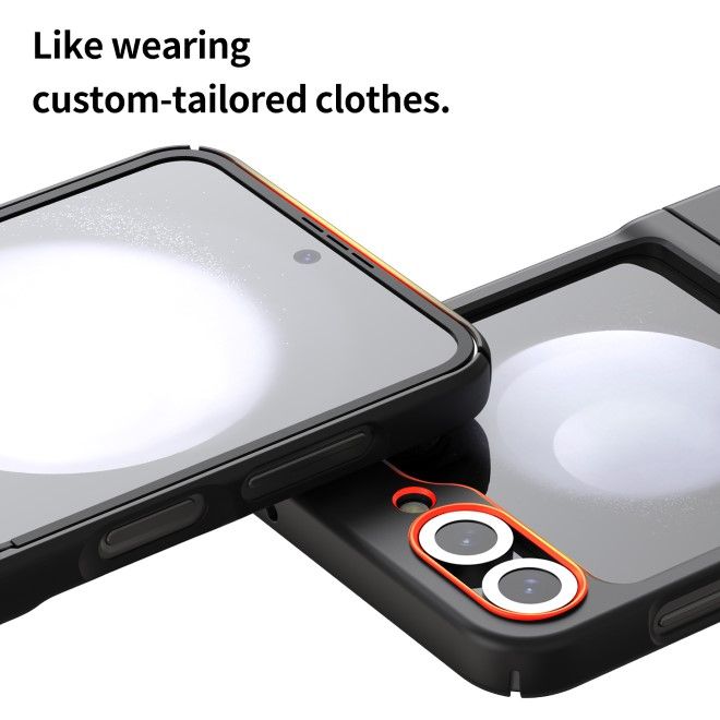 Araree - Samsung Galaxy Z Flip6 Hülle - Case aus Plastik - Aero Flex Series - Made in Korea - schwarz