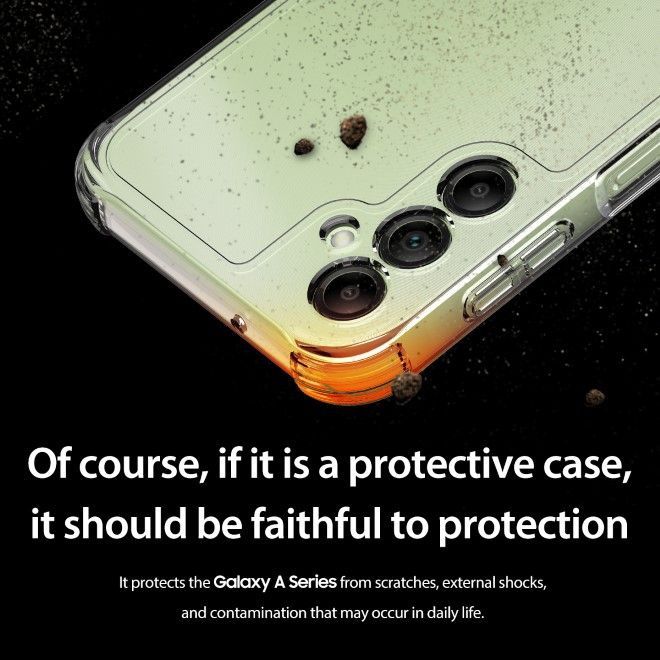Araree - Samsung Galaxy A15 4G / A15 5G Hülle - Case aus TPU Plastik - Anti-Slip Grip - Flexield Series - Made in Korea - schwarz