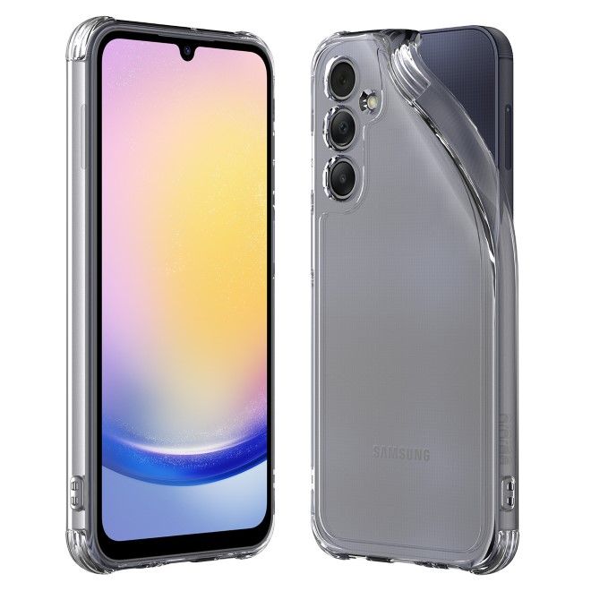 Araree - Samsung Galaxy A25 5G Hülle - Case aus TPU Plastik - Anti-Slip Grip - Flexield Series - Made in Korea - transparent