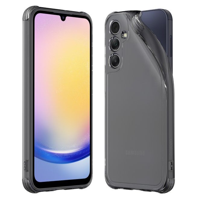 Araree - Samsung Galaxy A25 5G Hülle - Case aus TPU Plastik - Anti-Slip Grip - Flexield Series - Made in Korea - schwarz