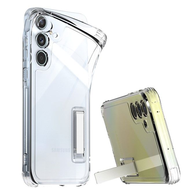 Araree - Samsung Galaxy A35 5G Hülle - Case aus TPU Plastik mit Kickstand - Flexield S Series - Made in Korea - transparent