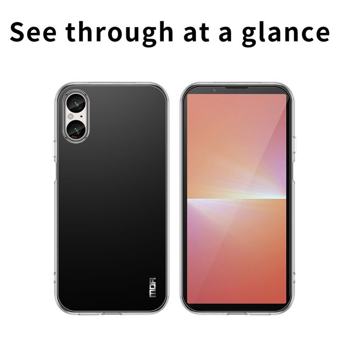 Mofi - Sony Xperia 10 VI Hülle - Softcase TPU Series - transparent
