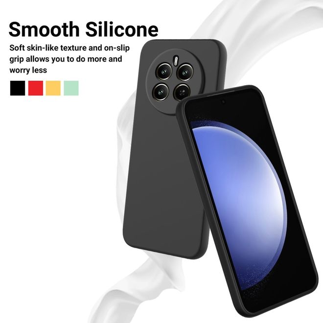 Realme 12+ Hülle - Softcase Silicone Series - schwarz