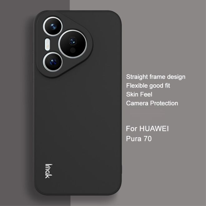 Imak - Huawei Pura 70 Hülle - Softcase aus TPU - UC-4 Series - schwarz