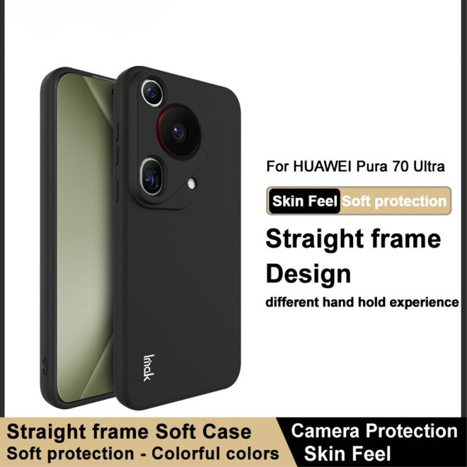 Imak - Huawei Pura 70 Ultra Hülle - Softcase aus TPU - UC-4 Series - schwarz