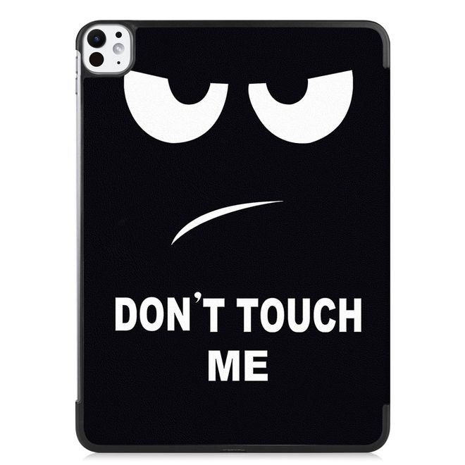 iPad Pro 11 (2024) Case - Tri-fold Leather Case - Don't touch me