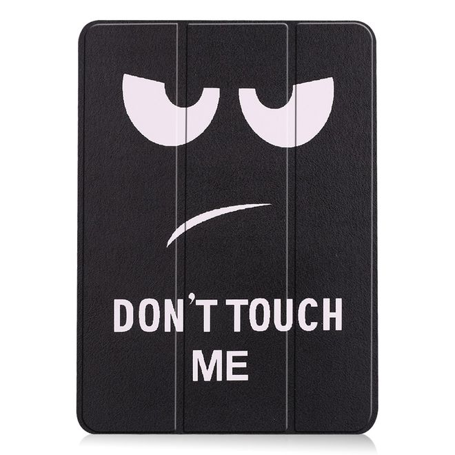 iPad Air 11 (2025/2024) Hülle - Dreifach faltbares Case aus Leder - Dont touch me
