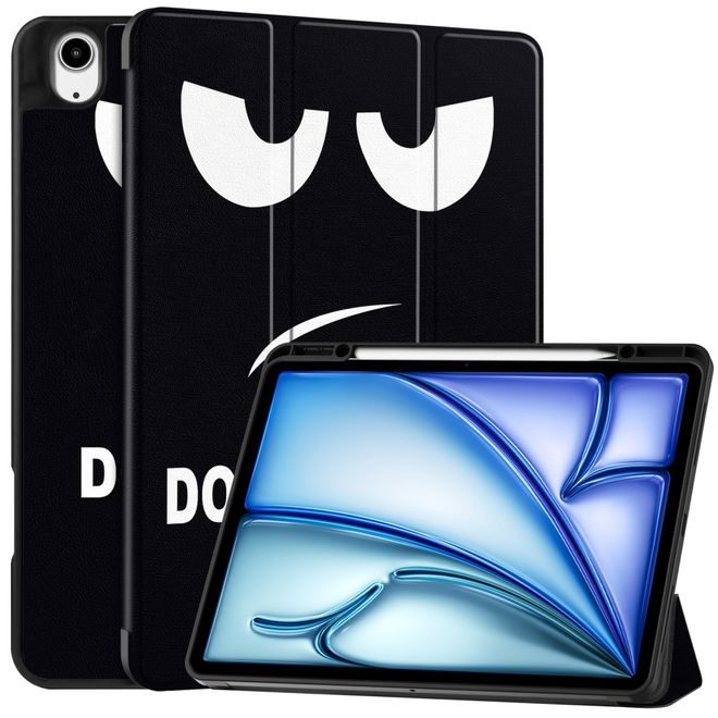 iPad Air 13 (2026/2025/2024) Case - Tri-Fold Leather Case - Don't touch me