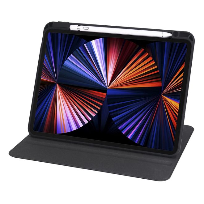 iPad Pro 13 (2024) Case - 360° Rotating Leather Case - Black