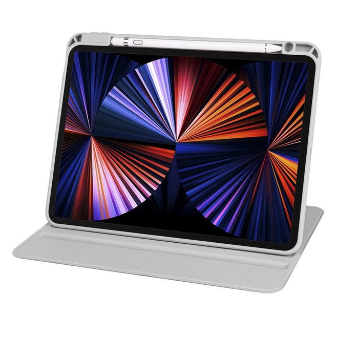 iPad Pro 11 (2024) Case - 360° Rotating Leather Case - Grey