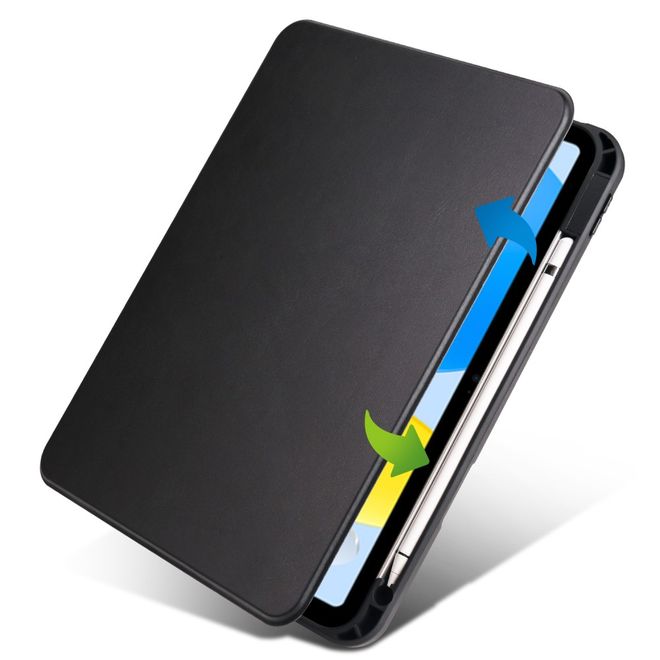 iPad Air 13 (2026/2025/2024) Case - 360° Rotating Leather Case - Black