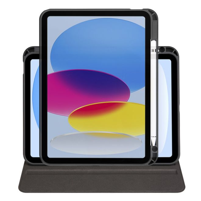 iPad Air 13 (2026/2025/2024) Case - 360° Rotating Leather Case - Black