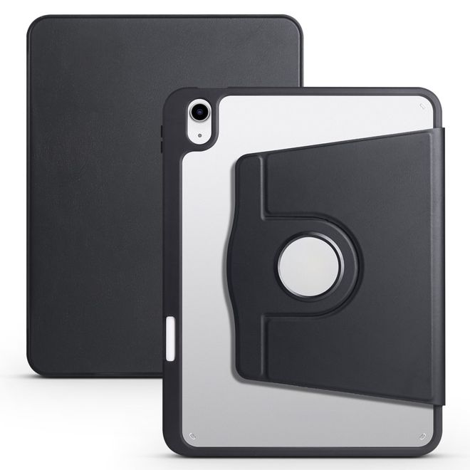 iPad Air 13 (2026/2025/2024) Case - 360° Rotating Leather Case - Black