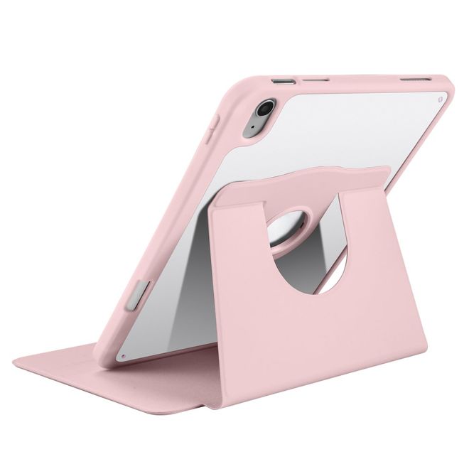 iPad Air 13 (2026/2025/2024) Hülle - 360° rotierbares Case aus Leder - pink